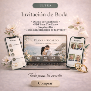 Invitación Digital – PAQUETE ULTRA
